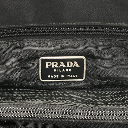 PRADA Triangle Logo Totebag Black Vintage v2r633