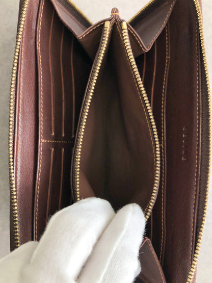 CELINE Blason Paris Macadam 長版皮夾 Indigo Vintage b5eenm