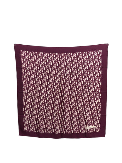 Christian Dior Trotter SILK Scarf Violet Vintage 2iaf4u
