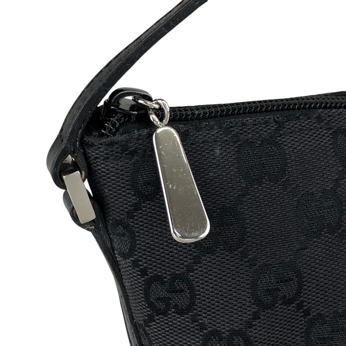 GUCCI GG Canvas Small Handbag Black Vintage j7yzmi