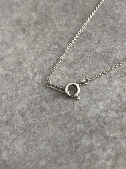 Tiffany & Co. Cross SILVER925 Necklace Silver Vintage wy5yh7