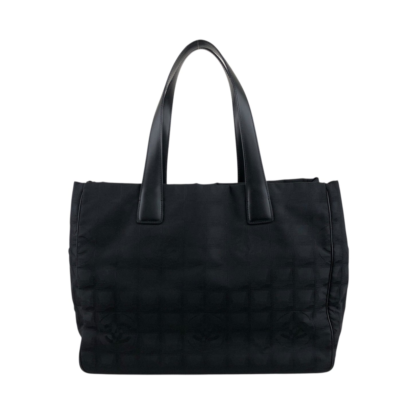 CHANEL New Travel Line Totebag Black Vintage deknxn
