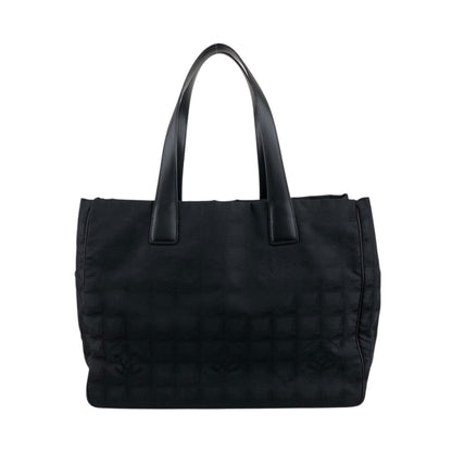 CHANEL New Travel Line Totebag Black Vintage deknxn