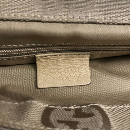 GUCCI GG Pattern Backpack Beige Vintage pyhijz