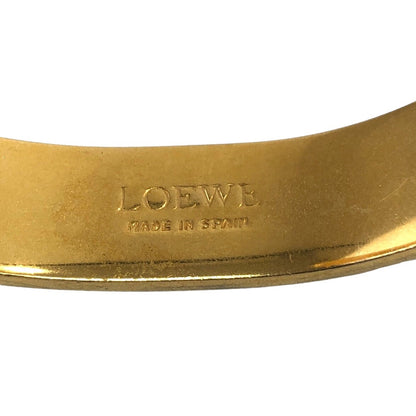 LOEWE Anagram Bangle Brown×Gold Vintage 8nmmtj