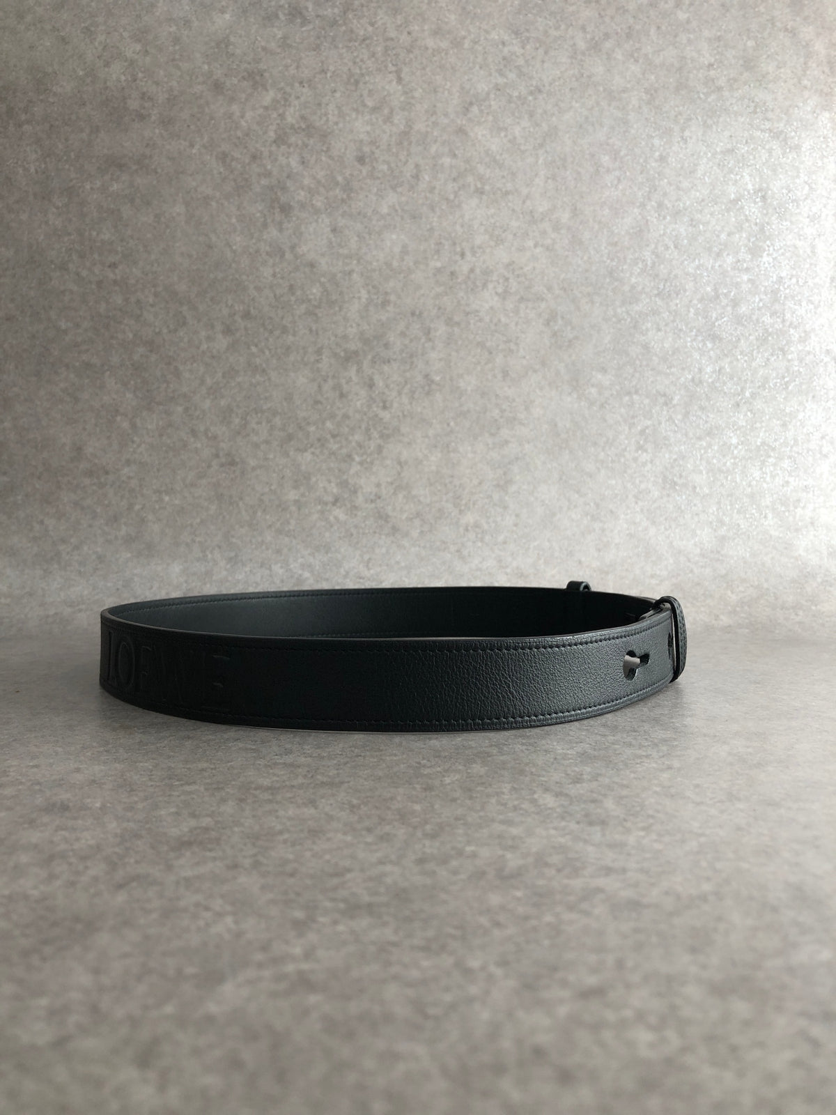 LOEWE Anagram Belt Black Vintage mfjw67