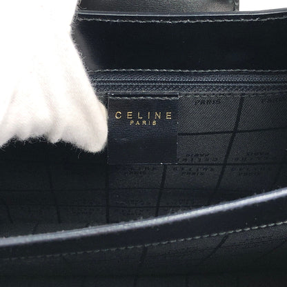 CELINE Horse Bit Shoulder bag Black Vintage snekiw