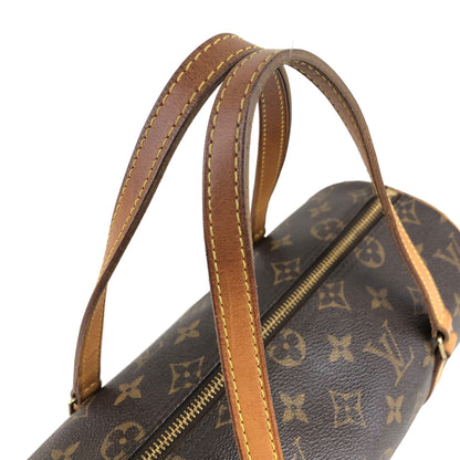 LOUIS VUITTON Monogram Handbag Brown Vintage 87rkgw