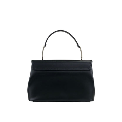 Salvatore Ferragamo Top Handle Handbag Black Vintage sca6k6