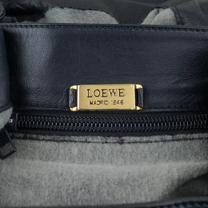 LOEWE Logo Shoulder bag Navy Vintage k4pn8w
