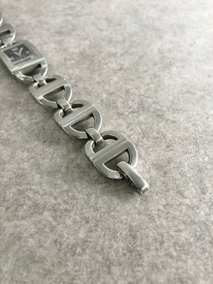 Christian Dior Quartz Watch Silver D78-109 Vintage esyj68