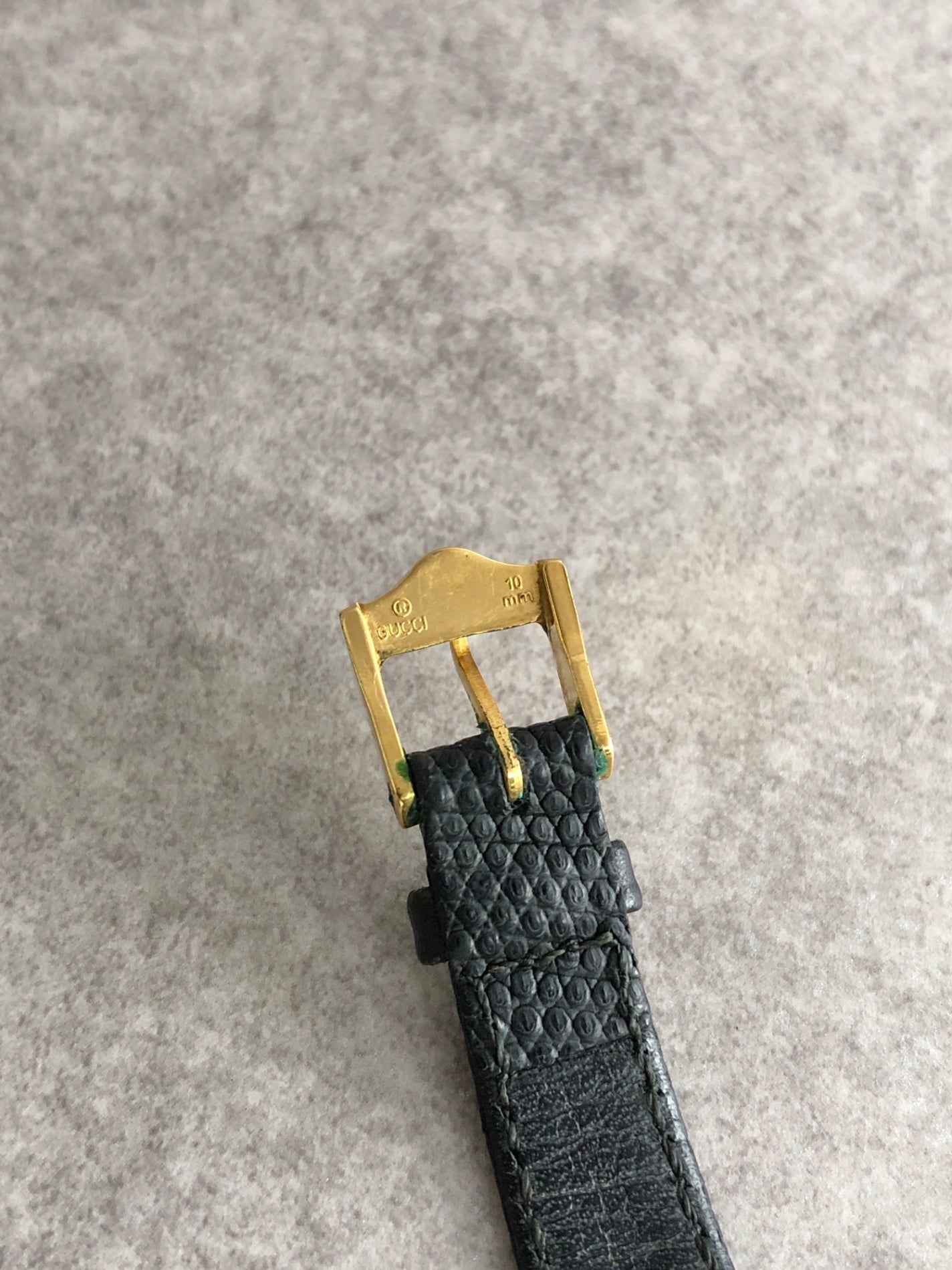 GUCCI Quartz Watch Black 6000L Vintage yav34a