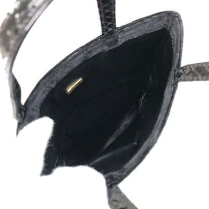 FENDI Logo Tassel Two-way Shoulder bag Black Vintage jw2uf7