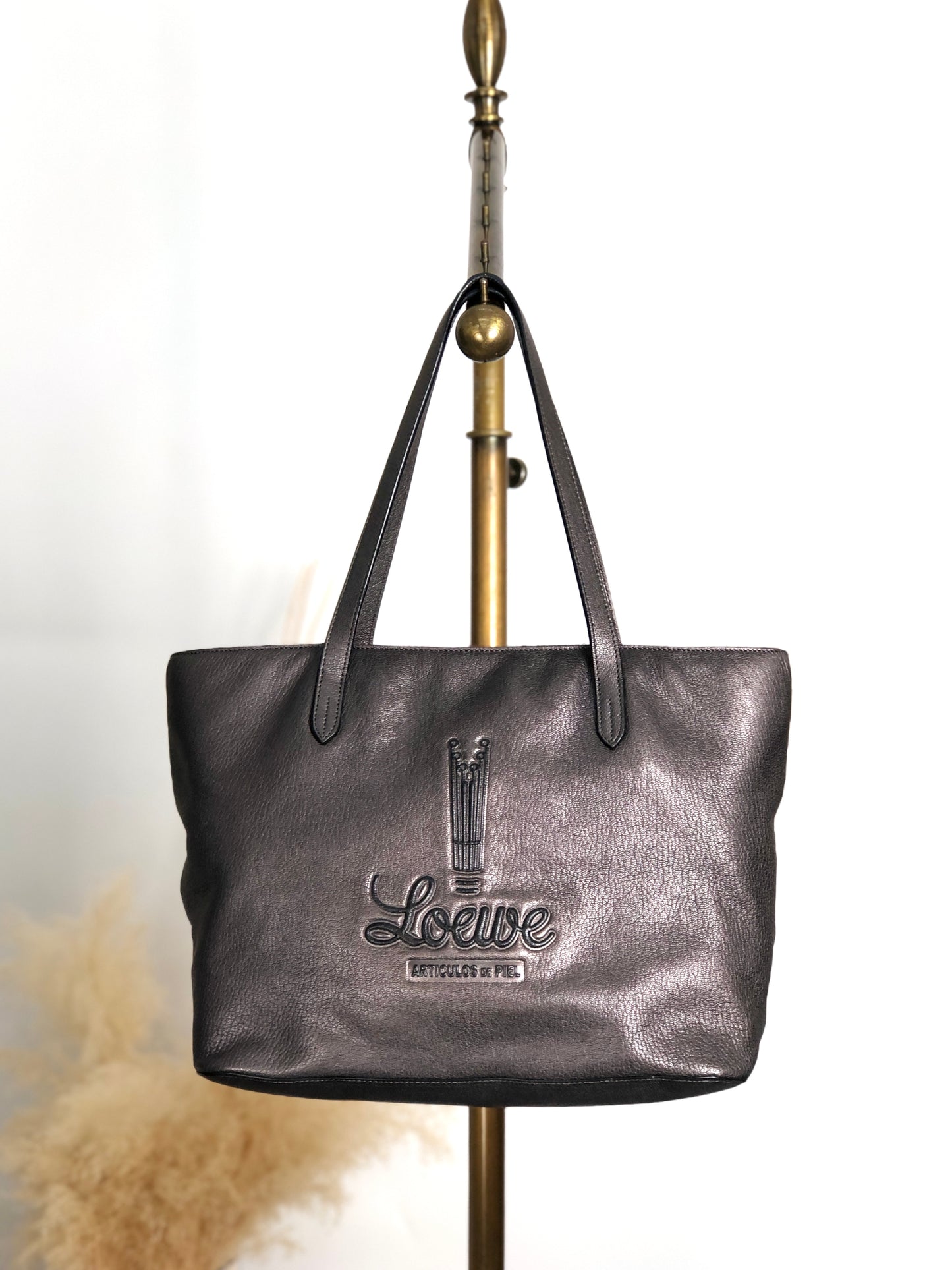 LOEWE Logo Totebag Bronze Vintage s8wfig