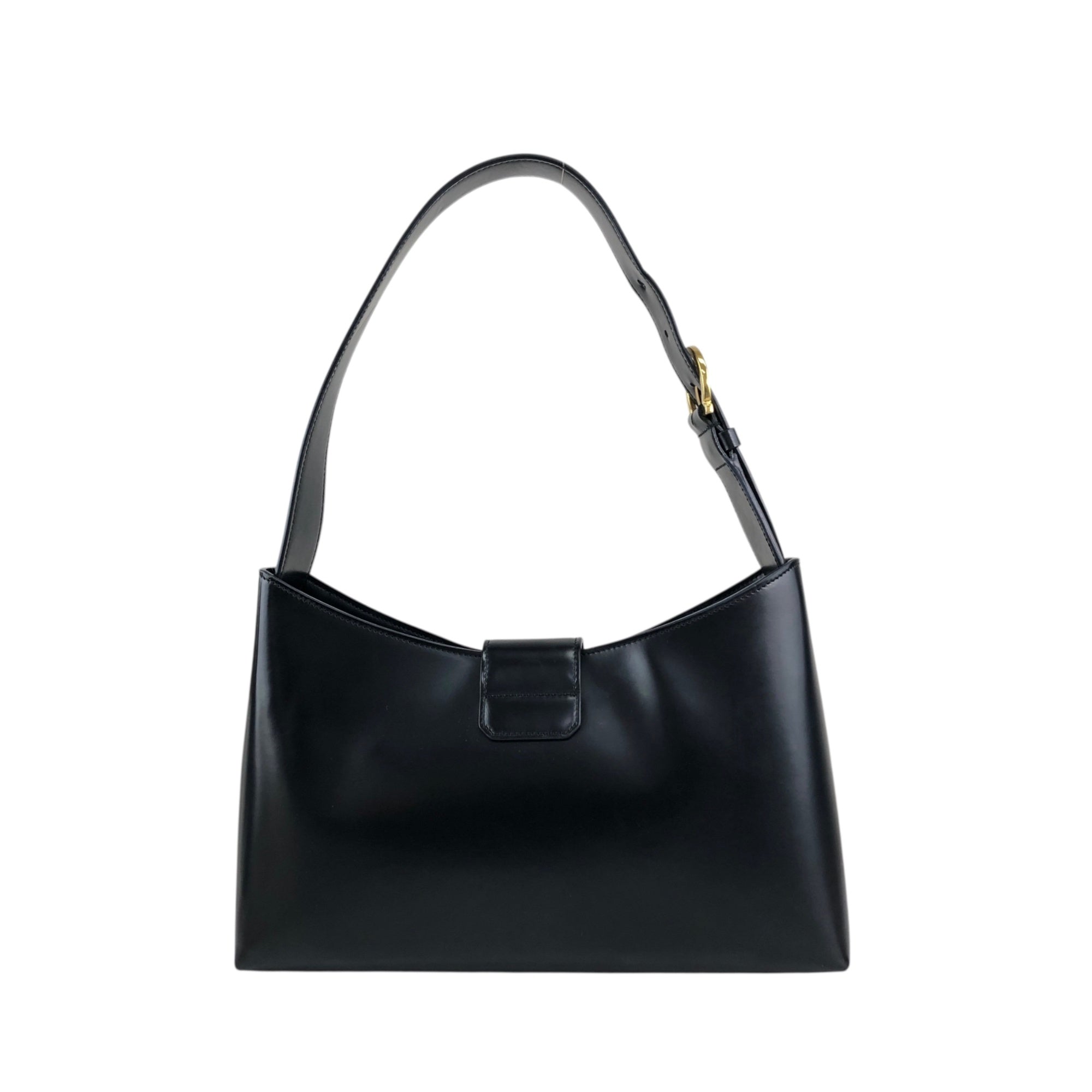 Salvatore Ferragamo Gancini Shoulder bag Black Vintage n7zn28