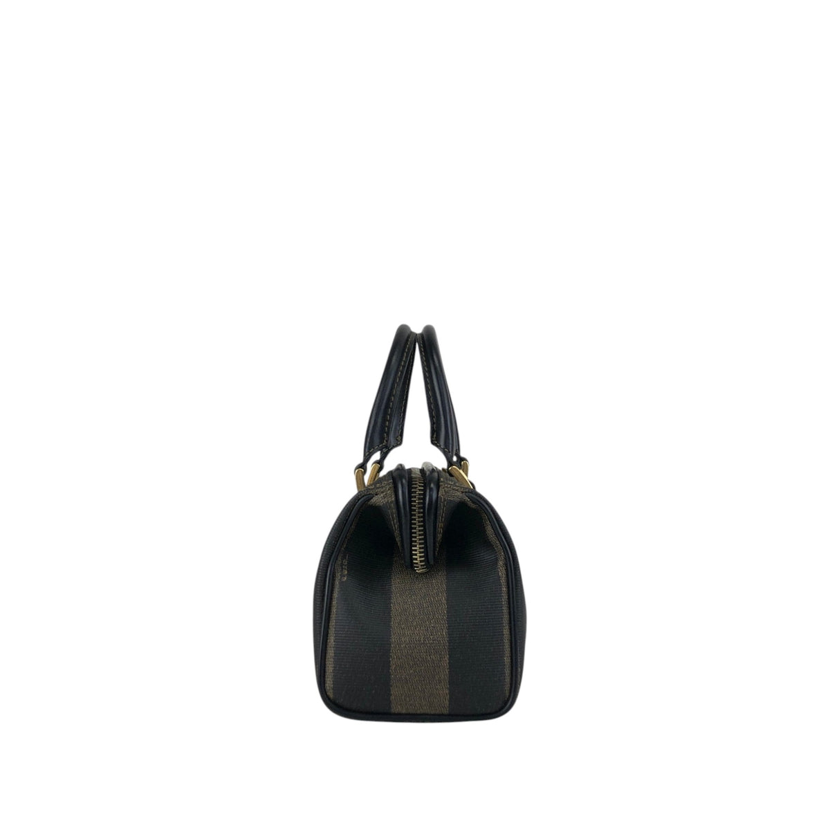 FENDI Pecan Two-way Small Boston bag Shoulder bag Black Vintage jy5pns