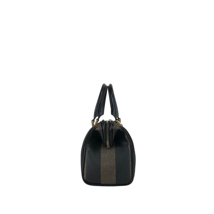 FENDI Pecan Two-way Small Boston bag Shoulder bag Black Vintage jy5pns