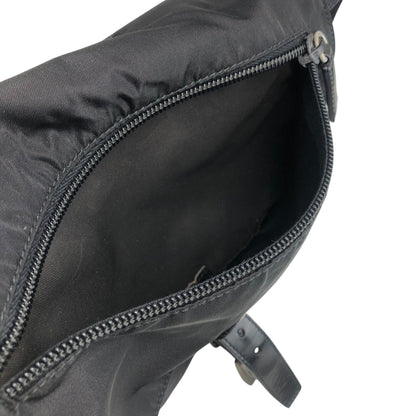 PRADA Triangle Logo Shoulder bag Black Vintage mv3hns