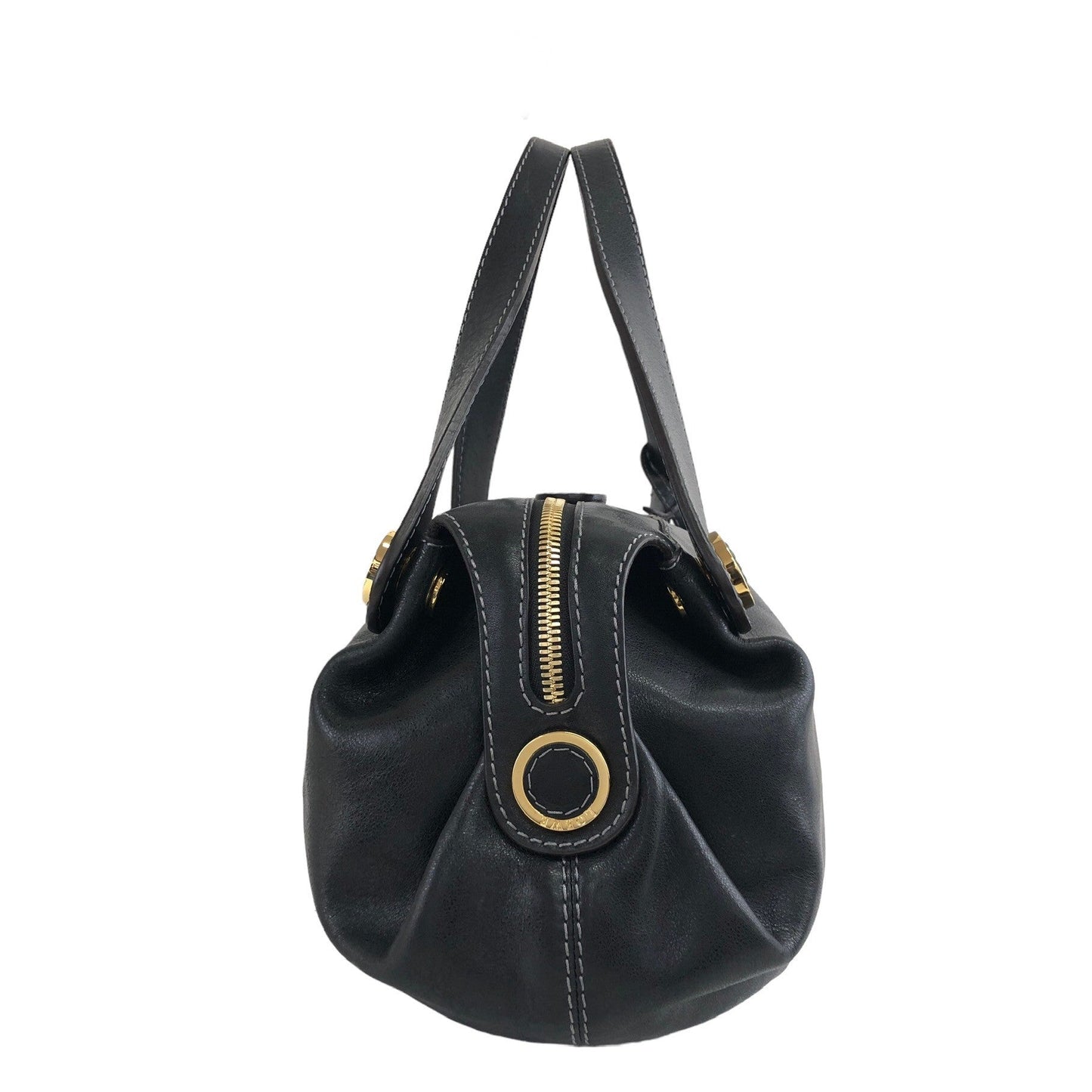 LOEWE Logo Handbag Black Vintage di34ag