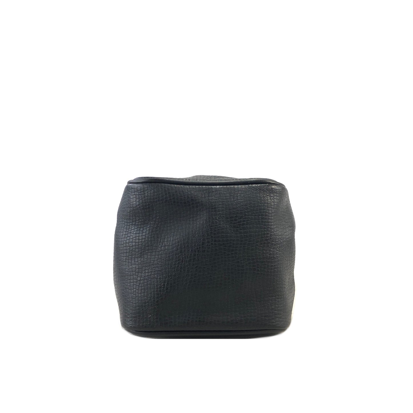 Christian Dior Logo Motif Leather Drawstring Shoulder bag Black Vintage gk34h7