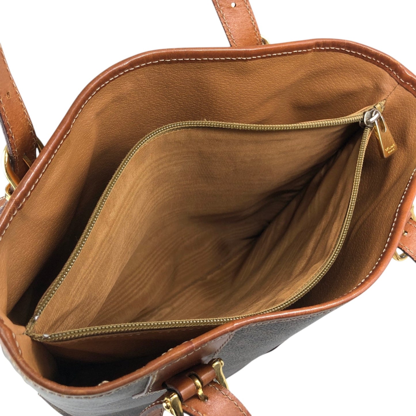 CELINE Macadam Blason Totebag Brown Vintage tdcdrg