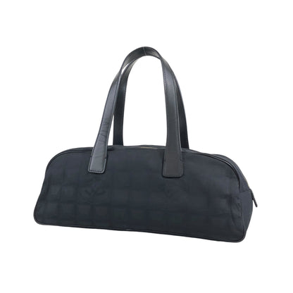 CHANEL New Travel Line Handbag Black Vintage x2dwvn