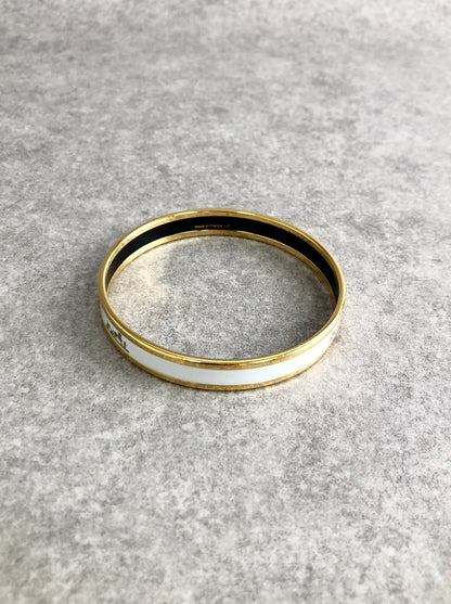 HERMES Bangle White Vintage x2rrgb