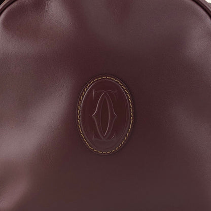 Cartier Logo Shoulder bag Bordeaux Vintage mvp2iy