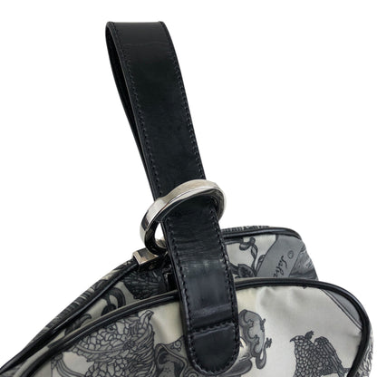 Salvatore Ferragamo Gancini Small Handbag Gray Vintage cr22rg