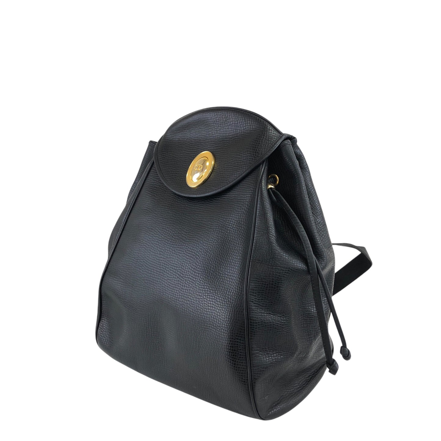Christian Dior CD Logo Backpack Black Vintage nrnd3i