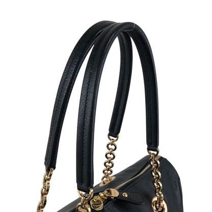 Salvatore Ferragamo Gancini Handbag Black Vintage vbxnke