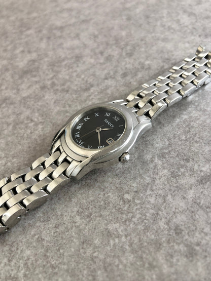 GUCCI Quartz Watch Silver 5500L Vintage w75vg2
