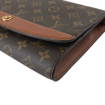 LOUIS VUITTON Monogram Shoulder bag Brown Vintage yz6dcp