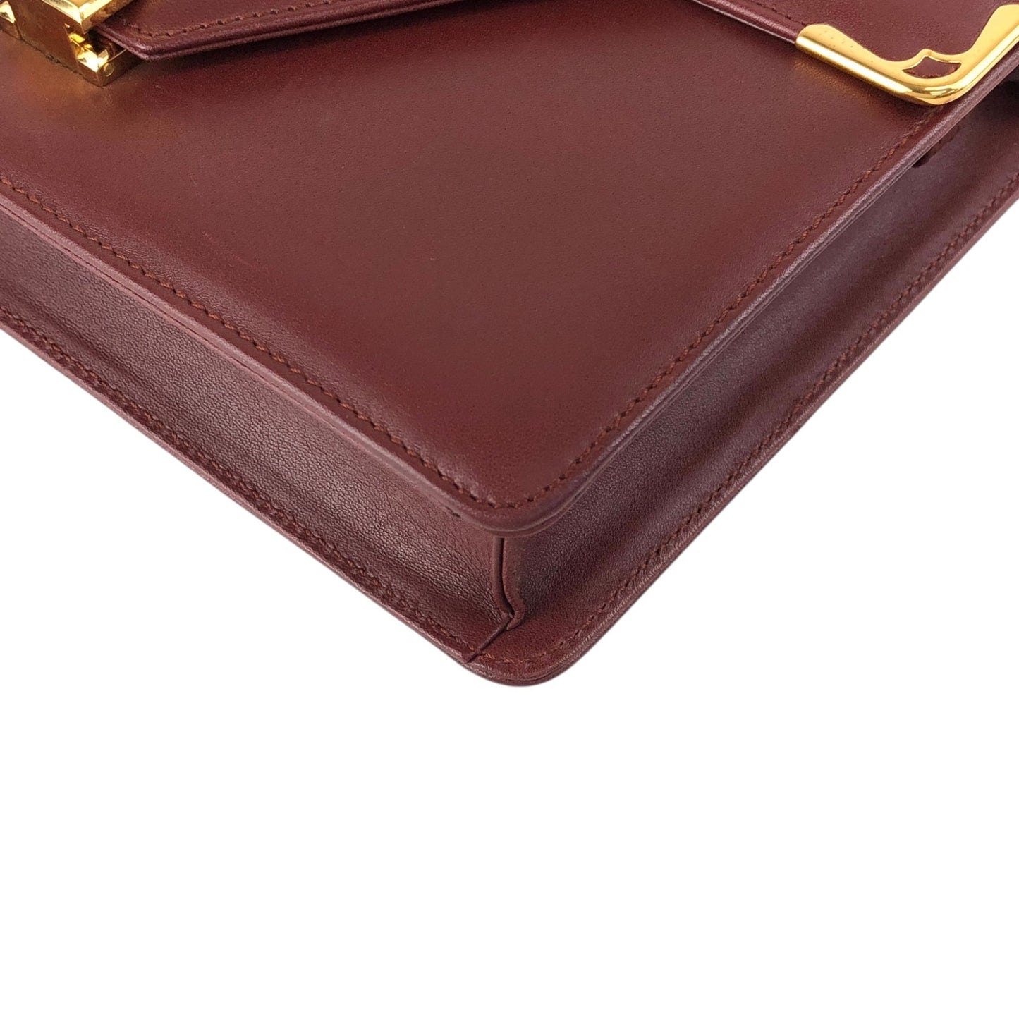 Cartier Shoulder bag Bordeaux Vintage 3m6y5t