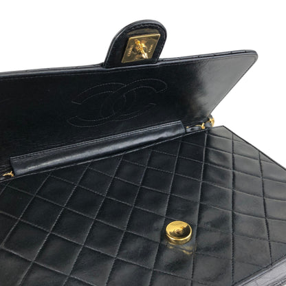 CHANEL Matelasse Coco Mark Chain Shoulder bag Black Vintage bx28zt