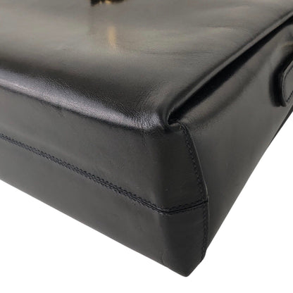 CELINE Blason Shoulder bag Black Vintage jvmcjz