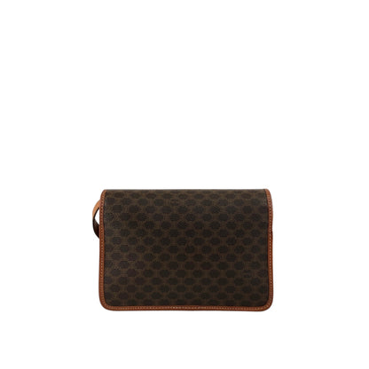 CELINE Macadam Blason Shoulder bag Brown Vintage ytvnjg