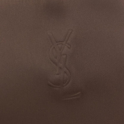 Yves Saint Laurent YSL Logo Handbag Brown Vintage byzve3