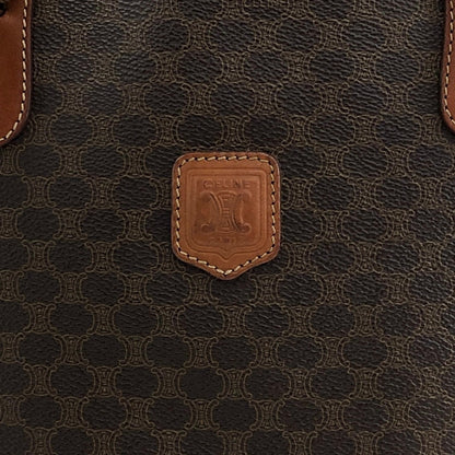 CELINE Macadam Blason Handbag Totebag Brown Vintage g8hnuw