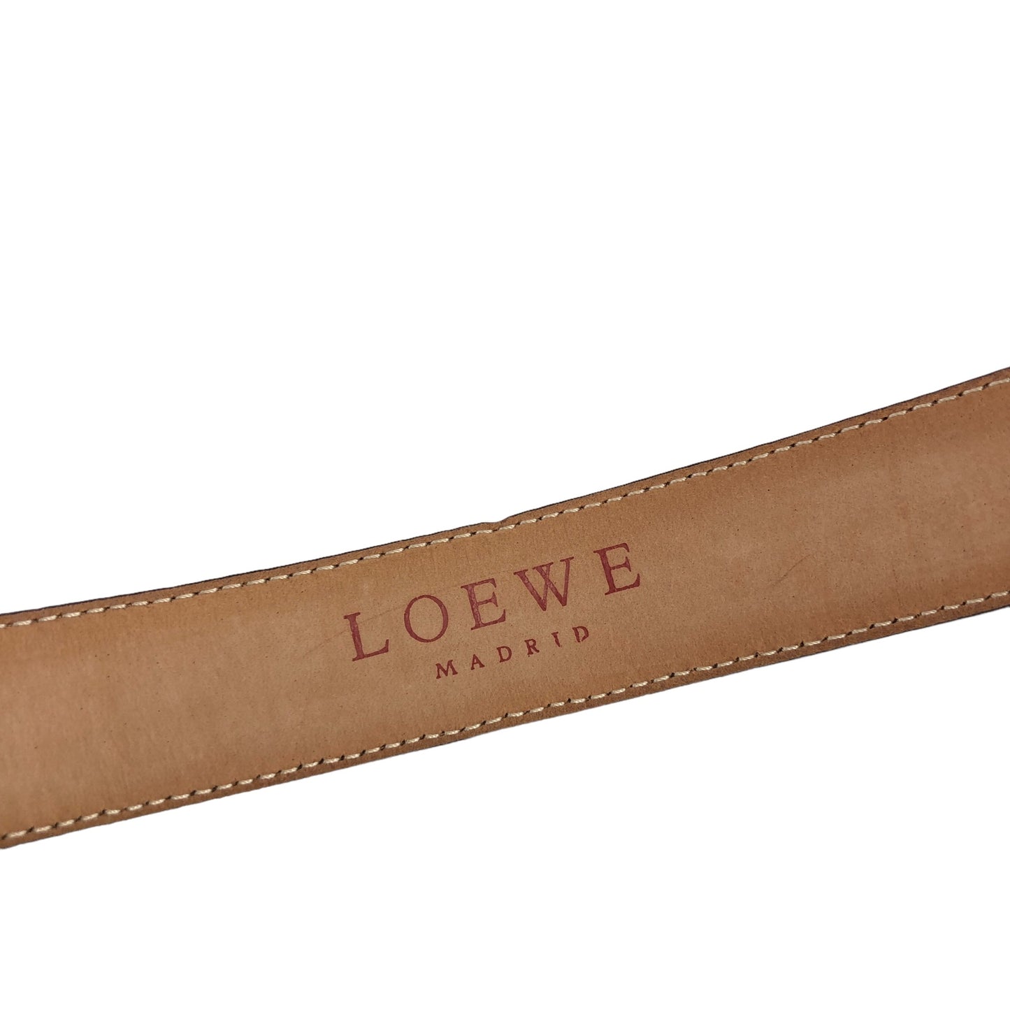 LOEWE Anagram Belt Brown Vintage 7x2w68