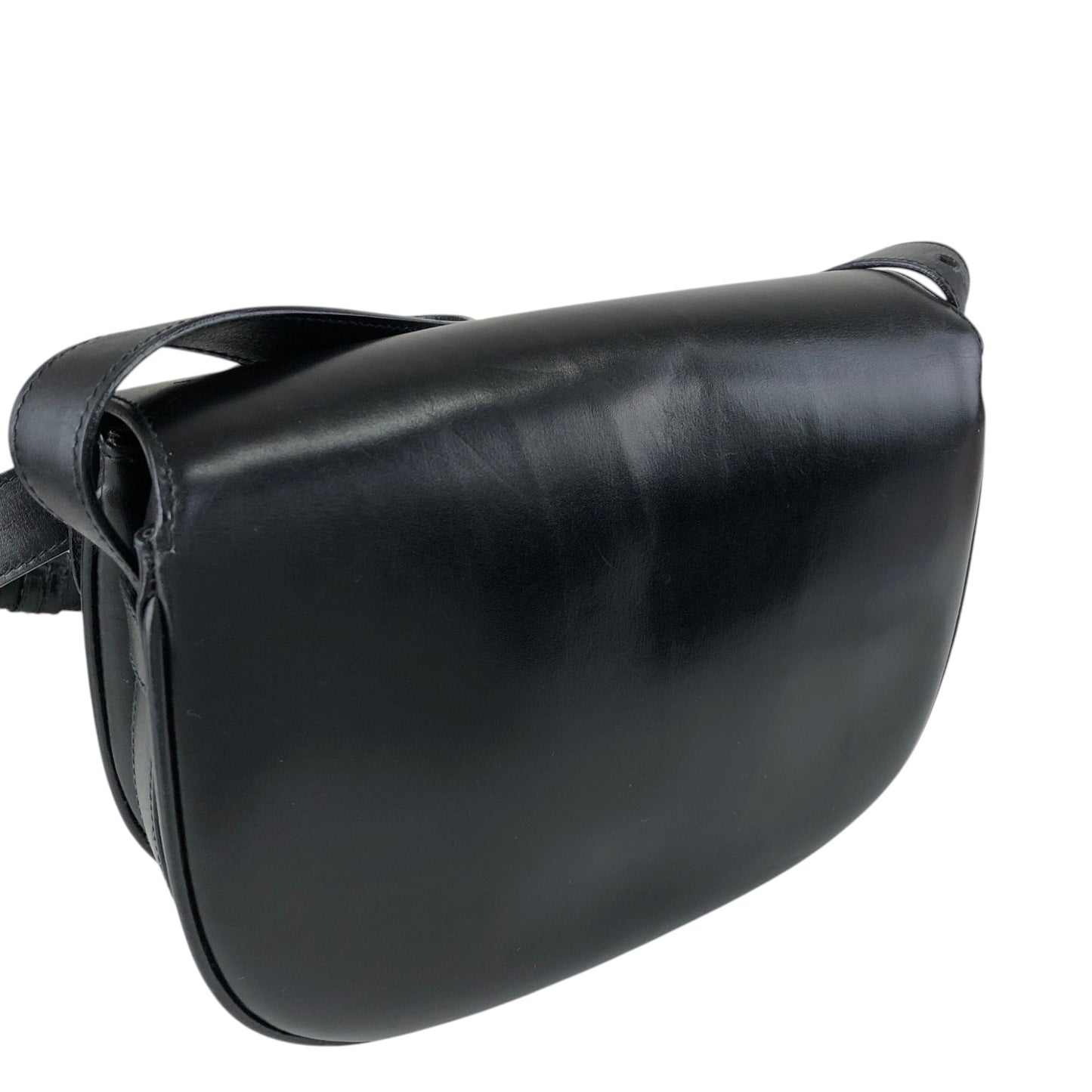 CELINE Blason Shoulder bag Black Vintage a6pwvz