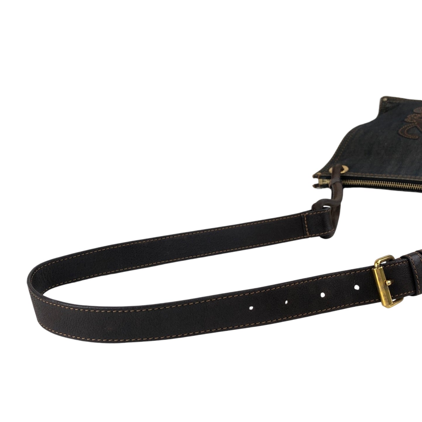 LOEWE Anagram Shoulder bag Indigo Vintage n8xae3