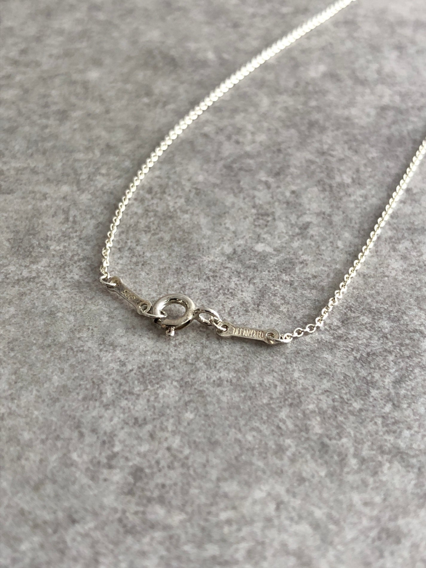 Tiffany & Co. Cross Motif SILVER925 Necklace Silver Vintage 57zzaz