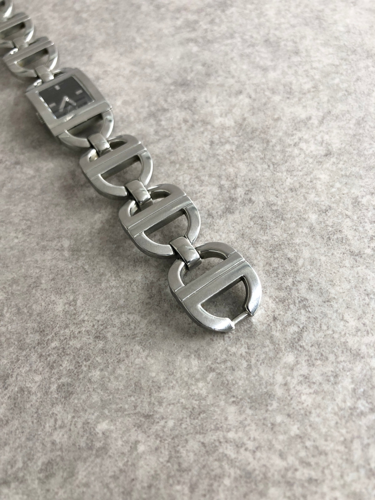Christian Dior Quartz Watch Silver D78-109 Vintage esyj68