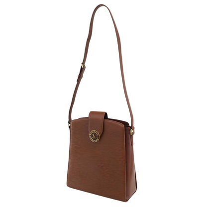VALENTINO GARAVANI Logo Shoulder bag Brown Vintage 3vzxyh