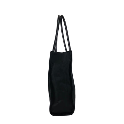PRADA Tessuto Triangle Logo Totebag Black Vintage hp25fh