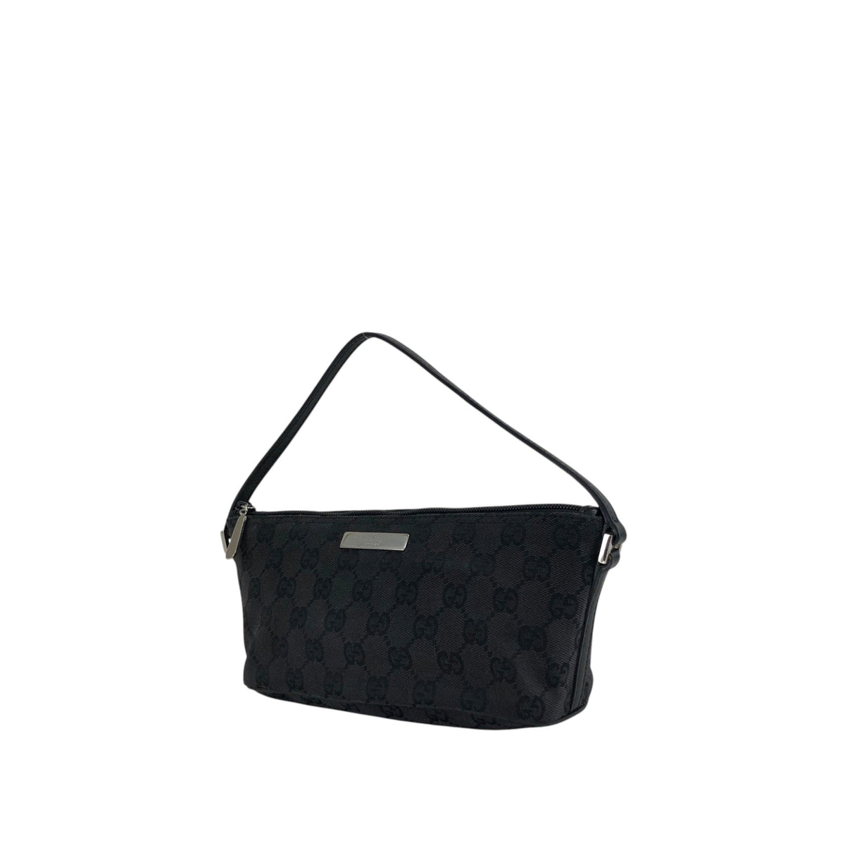 GUCCI GG Canvas Small Handbag Black Vintage j7yzmi