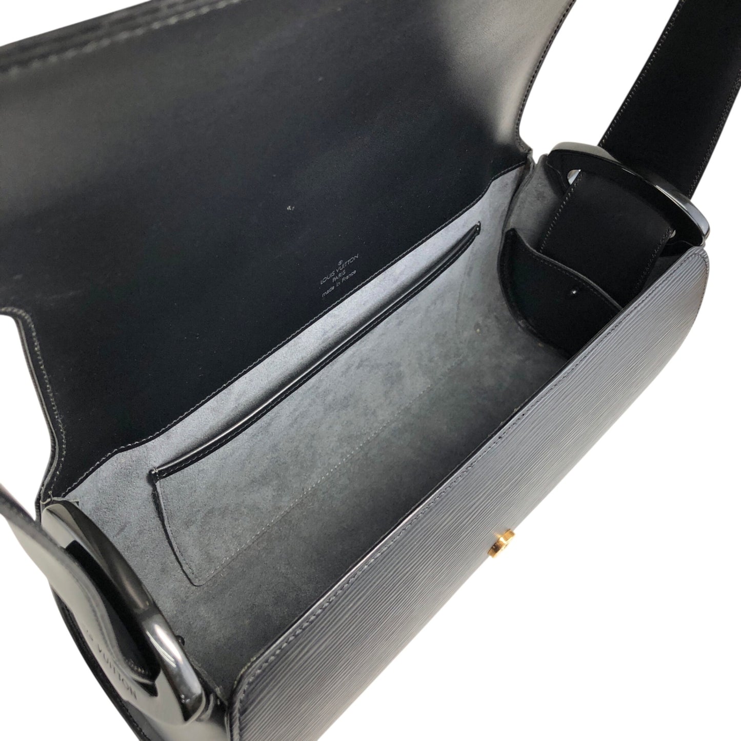 LOUIS VUITTON Epi Shoulder bag Black Vintage sm3ym8