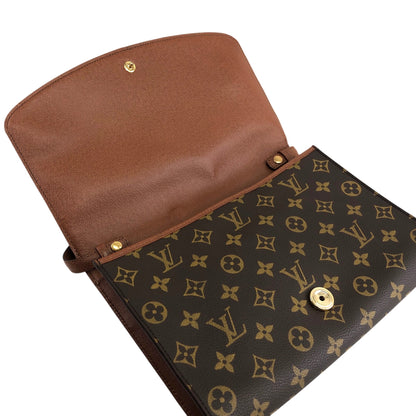 LOUIS VUITTON Monogram Shoulder bag Brown M51797 Vintage djkecm
