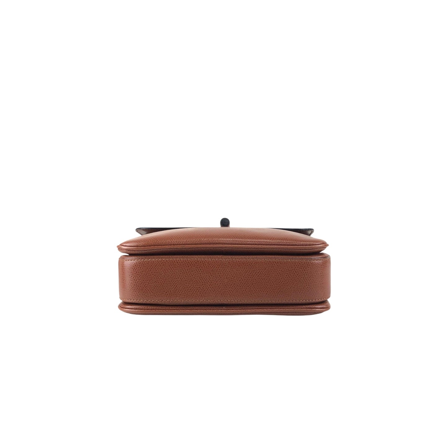 CELINE Turn Lock Shoulder bag Brown Vintage hdtdu2